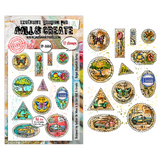 AALL And Create A6 #TP-1444 Photopolymer Clear Stamp Set, Royal Dispatch Series by Autour De Mwa & Co.