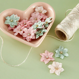 Prima Marketing, Buttons & Keepsakes by Frank Garcia Delicate Trimmings Dimensional Flowers (684723)