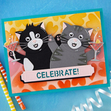 Spellbinders 3D Embossing Folder & Stencil by Simon Hurley, Puffy Hearts (BD-1018)