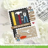 Lawn Fawn, Stamps, Dies & Coloring Stencil Bundle, Mice Tools (LF4065, LF4066 & LF4067)