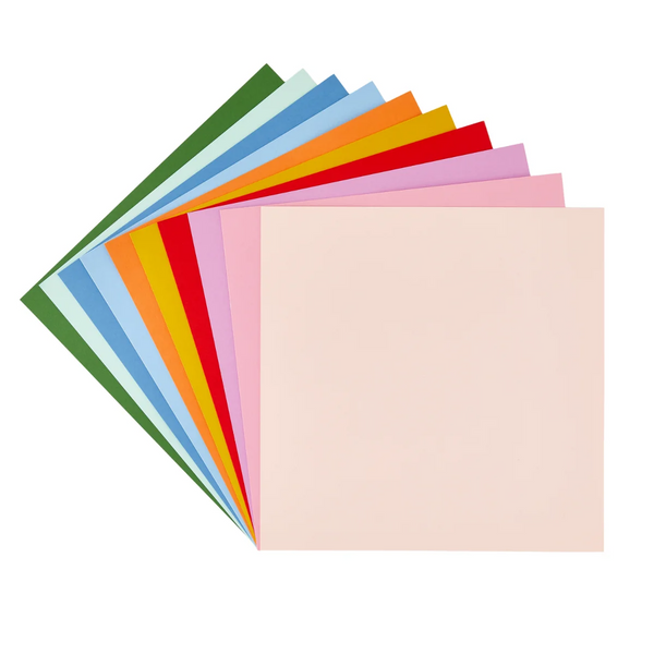 Spellbinders, 12X12 ColorWheel Cardstock Pack, 10/20 sheets (Assorted)