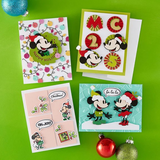 Spellbinders, Etched Dies, Say Cheese Classic Mouse Christmas, Classic Mouse Holiday Wreath (S6-265)