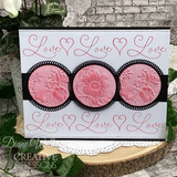 Creative Expressions, Ribbon Bloom Sentiments, 4 in x 6 in Clear Stamp Set (CEC1135)