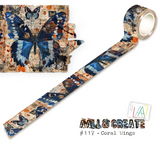 AALL & Create, Layer-It-Up Washi Tape, #117, Coral Wings