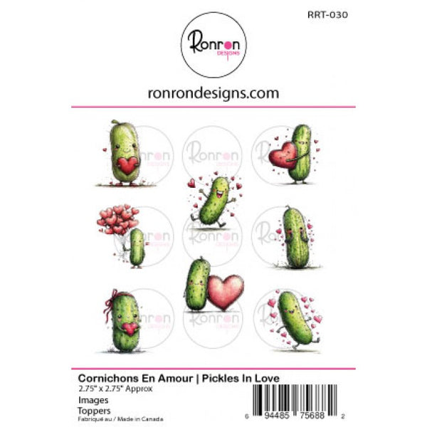 Ronron Designs, Images/Toppers, Pickles In Love - Scrapbooking Fairies