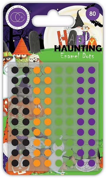 Craft Consortium, Happy Haunting, Adhesive Enamel Dots (CCADOT009)
