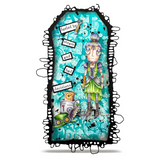 AALL & Create, #TP-1375, A7 Clear Stamp, Designed by Janet Klein, Steaming Dee