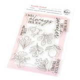 Pinkfresh Studio, Clear Stamp, Dies & Stencil Bundle, Freshly Picked (311225, 311325 & 311425)