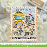 Lawn Fawn, Stamps, Dies & Coloring Stencil Bundle, Mice Tools (LF4065, LF4066 & LF4067)