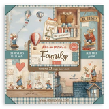 Stamperia Single-Sided Paper Pad 12"X12" 22/Pkg, Family (SBBXLB33)