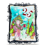 AALL & Create, #TP-1386, Holi-Done Dee, A7 Clear Stamp, Designed by Janet Klein