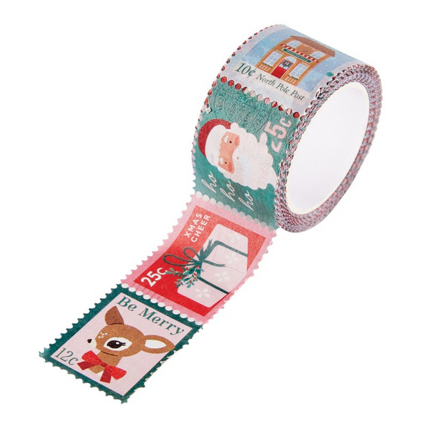 Spellbinders, Washi Tape, Dear Santa Postage Stamp (SCSE-047)