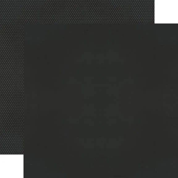 Simple Stories, Color Vibe, Double-Sided Textured Cardstock 12"X12", Black (#13405)