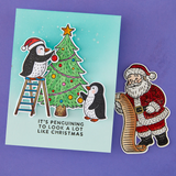 Spellbinders, Polar Friends Stamp & Die Bundle by Simon Hurley (BD-1096)