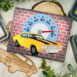 Spellbinders, Etched Dies from Classic Road Legends, Speedometer (S5-689)