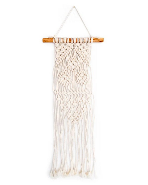 Macramé Wall Hanging Kit, Three Leaves