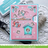 Lawn Fawn, Lawn Fawn Stamps & Dies Bundle, Winter Birds (LF3225 & LF3226)