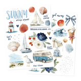 Simple Stories Rub Ons, Simple Vintage Sand & Sea (26929)