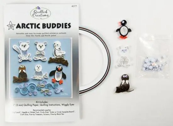 Quilled Creations, Quilling Kit, Arctic Buddies (277)