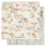 Prima Marketing, Double-Sided Paper Pad 8"X8" 32/Pkg, Buttons & Keepsakes By Frank Garcia (982362)