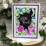 Creative Expressions, Ribbon Bloom Sentiments, 4 in x 6 in Clear Stamp Set (CEC1135)