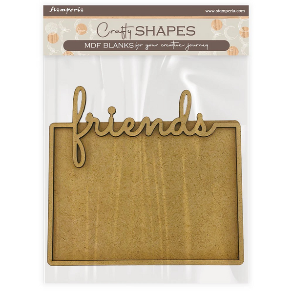 Stamperia, Crafty Shapes, Furry Friends, Plate Friends (KLSM68)
