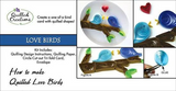 Quilled Creations Quilling Kit, Love Birds (#428)