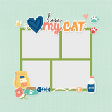 Simple Stories Simple Pages Page Pieces, Fur Baby, Cat (24025)
