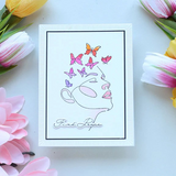 Spellbinders, BetterPress & Glimmer, Press + Foil Plate & Die Set, Whisper Weave (BP-340)