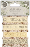 Craft Consortium, Belle Fleur, Linen Cotton Ribbons (CCRBN001)
