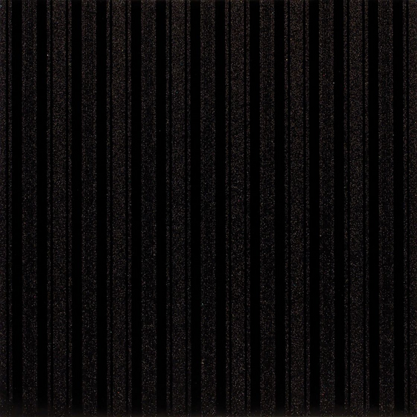 American Crafts Patterned Glitter Cardstock 12"X12", Stripe 1/Black (35471)