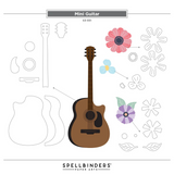 Spellbinders, Mini Guitar Etched Dies by Bibi Cameron (S3-551)
