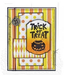 Tim Holtz Cling Stamps 7"X8.5", Spooky Scribbles (CMS349)