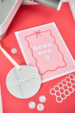 Sizzix, Thinlits Die Set 34PK, Alphabet Beads by Letters by Shells (667199)