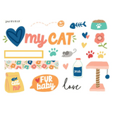 Simple Stories Simple Pages Page Pieces, Fur Baby, Cat (24025)