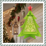 CrafTreat DIY Paper Lanterns, Christmas Tree