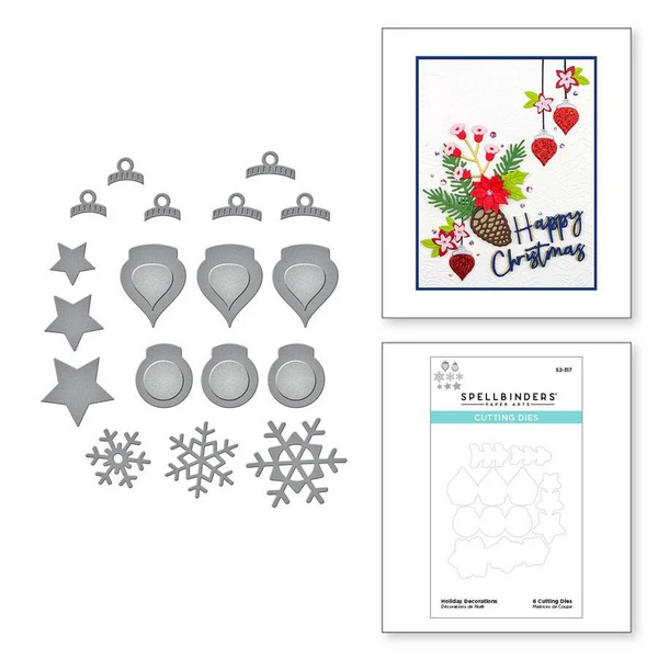 Spellbinders Etched Dies, Holiday Decorations (S2-317)
