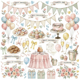 49 And Market, All-In-One Paper Collection Kit, 12"x12", Confetti Moments (AIO-35049)