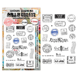 AALL And Create A6 #TP-1442 Photopolymer Clear Stamp Set, Stamped Horizons by Autour De Mwa & Co.