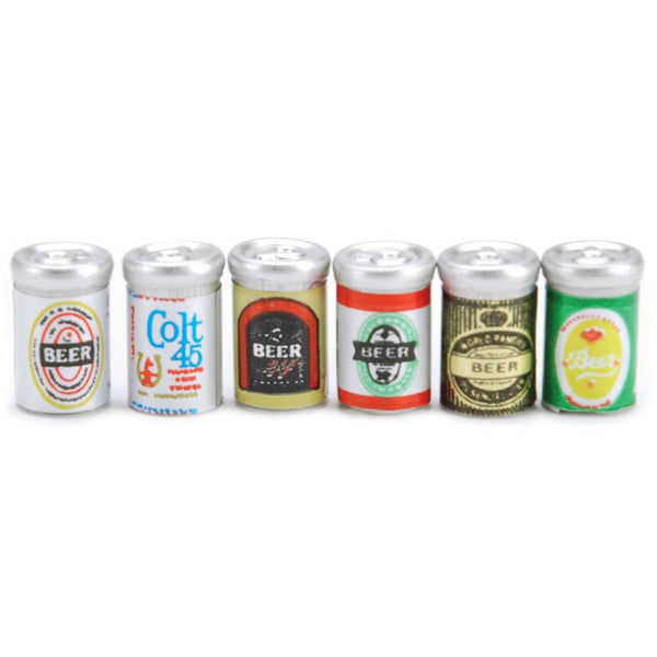 Darice, Timeless Minis, Assorted Beer Cans 6/Pkg