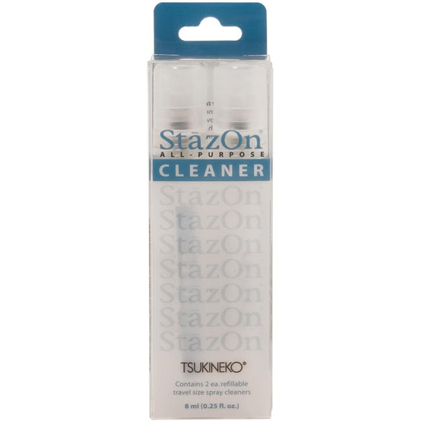 StazOn All-Purpose Cleaner 8ml Spritzers 2/Pkg, Clear