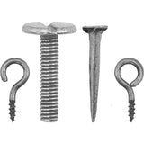 Tim Holtz Idea-Ology Vignette Hardware Pack 55/Pkg, Hooks, Nails, Screw Eyes & Long Screws