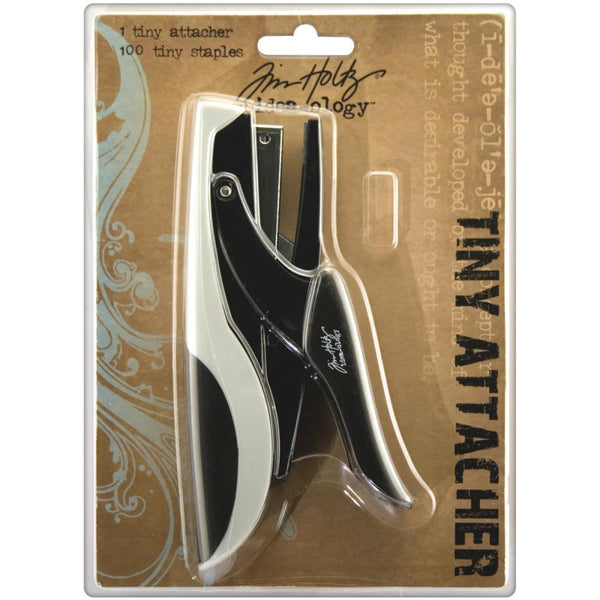 Tim Holtz Idea-Ology Tiny Attacher Stapler W/(100) .25" Staples