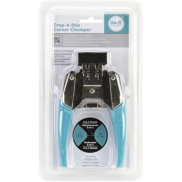 We R Memory Keepers, Crop-A-Dile Corner Chomper Tool, Rounded, .25" & .5" (70904-6)