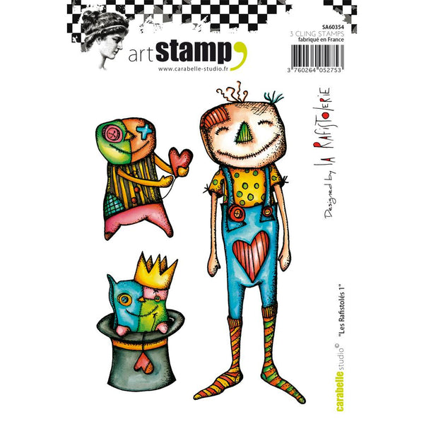 Carabelle Studio, Cling Stamp A6 By La Rafistolerie, Les Rafistoles 1