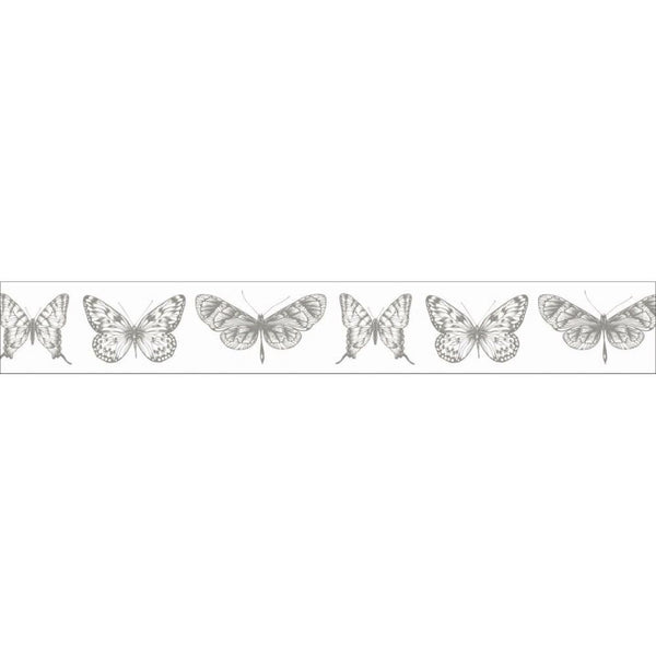 Kaisercraft,  Kaisercraft Printed Tape .5"X16.5', Butterflies - Scrapbooking Fairies