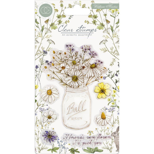Craft Consortium A5 Clear Stamps, Wildflower Meadow, Fresh Cut