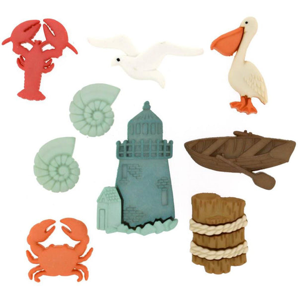 Dress It Up Embellishments, Ocean View - Scrapbooking Fairies