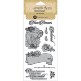 Graphic 45 - Mon Amour Cling Stamp 1 - Scrapbooking Fairies