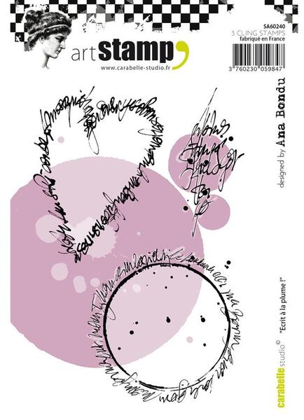 Carabelle Studio Cling Stamp A6, Writing Pen